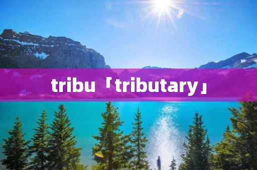 tribu「tributary」