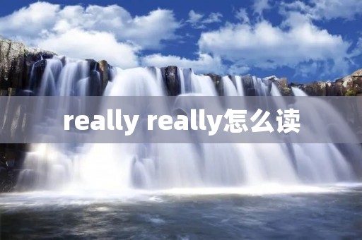 really really怎么读