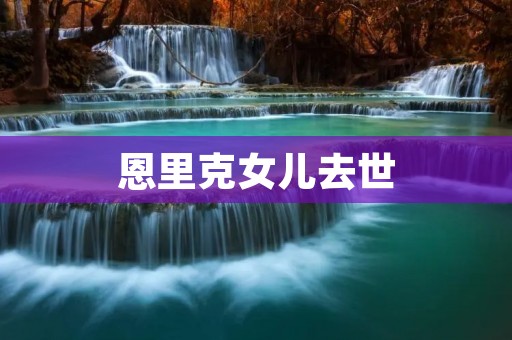 恩里克女儿去世：无尽的悲痛与无法言喻的失落