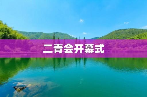 二青会开幕式:**燃烧的青春盛典 二青会开幕式:**燃烧的青春盛典