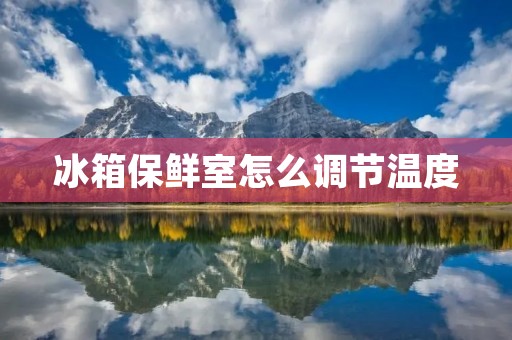 冰箱保鲜室怎么调节温度 冰箱保鲜室怎么调节温度