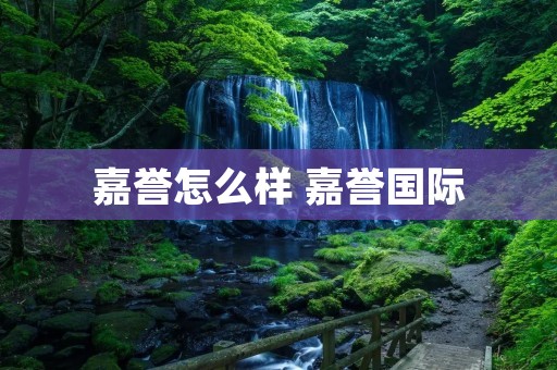 嘉誉怎么样 嘉誉国际