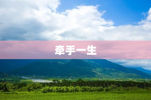 牵手一生:永恒的爱与承诺