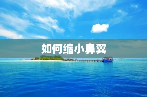 如何缩小鼻翼