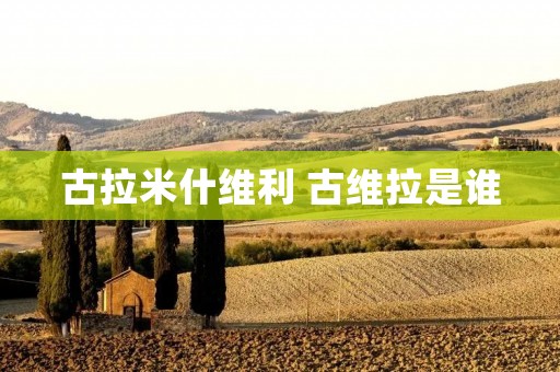 古拉米什维利 古维拉是谁