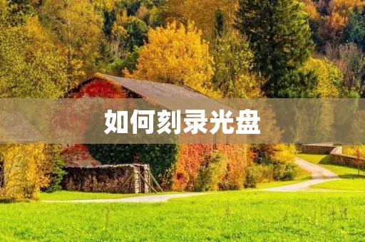 如何刻录光盘:详细步骤与技巧