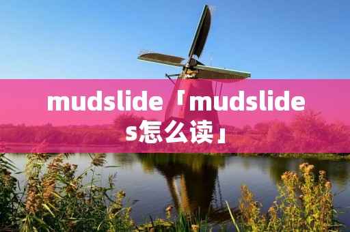 mudslide「mudslides怎么读」