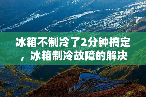 冰箱不制冷了2分钟搞定,冰箱制冷故障的解决方法详解 冰箱不制冷了2分钟搞定,冰箱制冷故障的解决方法详解