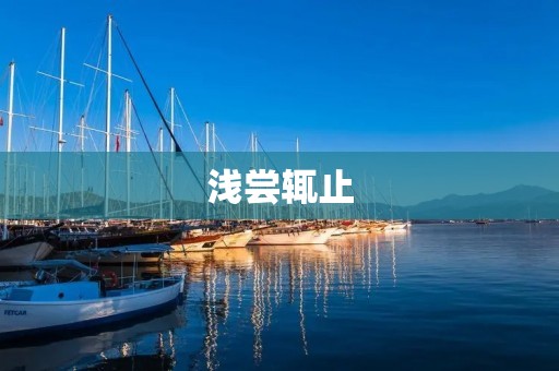 浅尝辄止:探究人们对新事物的浅尝与停滞