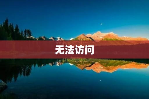 无法访问:网络世界的屏障