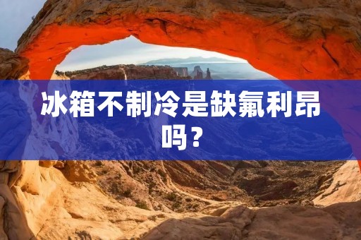 冰箱不制冷是缺氟利昂吗? 冰箱不制冷是缺氟利昂吗?