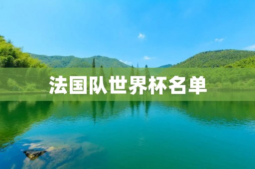 法国队世界杯名单：实力强劲的法国队将征战世界杯