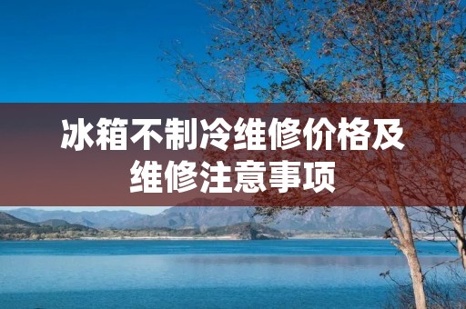冰箱不制冷维修价格及维修注意事项 冰箱不制冷维修价格及维修注意事项