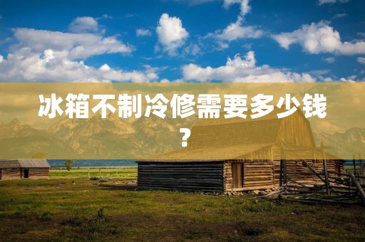 冰箱不制冷修需要多少钱？