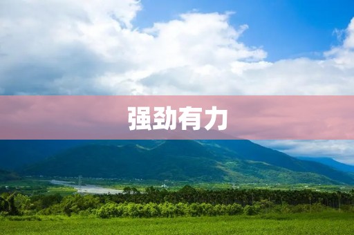 强劲有力:引领潮流的力量