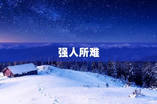 强人所难:拥有卓越能力的人所面临的困境与挑战