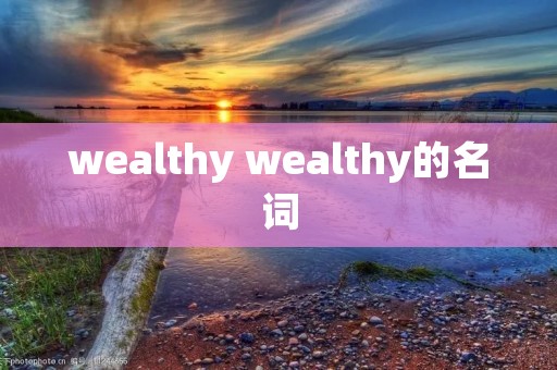 wealthy wealthy的名词