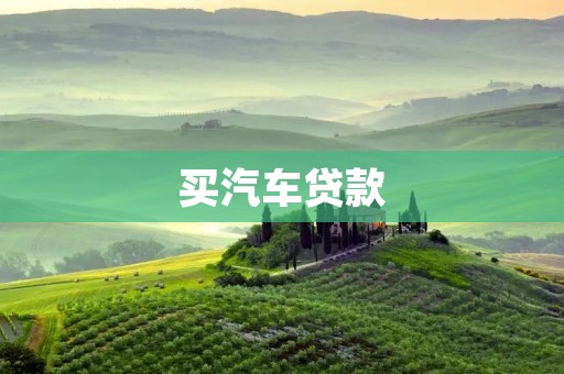 买汽车贷款：如何选择最适合你的方式？