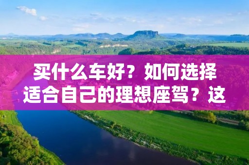 买什么车好？如何选择适合自己的理想座驾？这是许多人在购车时常常面临的困惑。在众多汽车品牌和车型中，我们应该如何进行选择呢？本文将从不同的角度为您提供一些参考，帮助您找到最适合自己的车型。