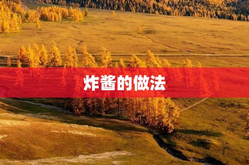 炸酱的做法:传统美味的炸酱详细揭秘 炸酱的做法:传统美味的炸酱详细揭秘