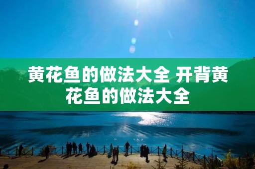 黄花鱼的做法大全 开背黄花鱼的做法大全
