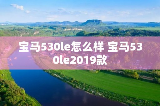 宝马530le怎么样 宝马530le2019款 宝马530le怎么样 宝马530le2019款