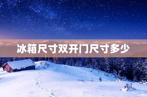 冰箱尺寸**门尺寸多少