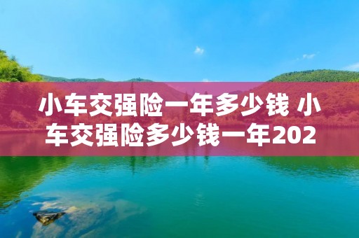 小车交强险一年多少钱 小车交强险多少钱一年2023