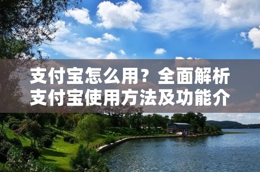 支付宝怎么用?全面解析支付宝使用方法及功能介绍