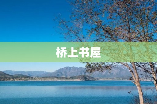 桥上书屋：一处文化与思想的交汇之地