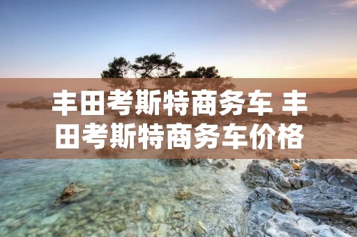 丰田考斯特商务车 丰田考斯特商务车价格