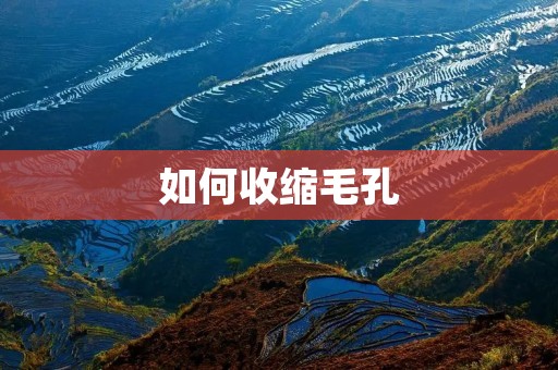 如何收缩毛孔:有效的护肤方法