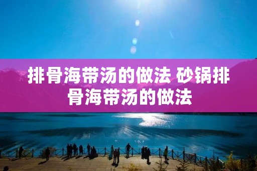 排骨海带汤的做法 砂锅排骨海带汤的做法