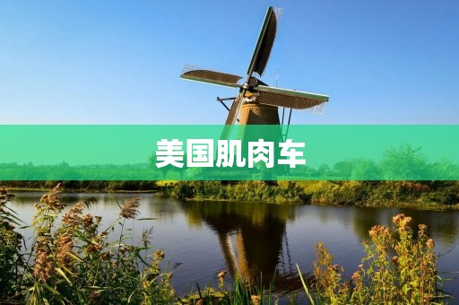 美国肌肉车：传奇与力量的化身