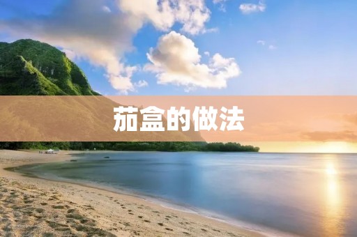 茄盒的做法：香脆可口的家常美味