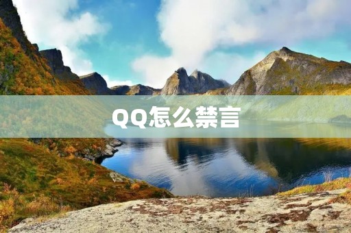 QQ怎么禁言：详细解析及操作方法