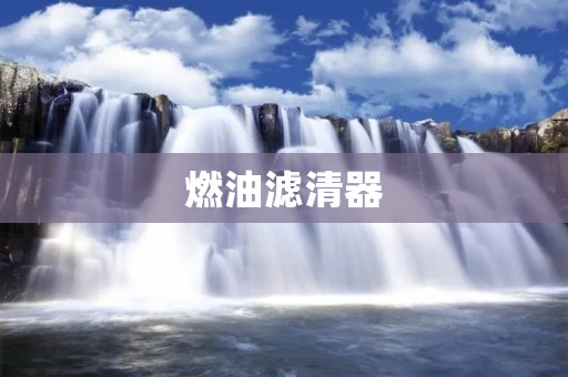 燃油滤清器：保护发动机的重要组成部分