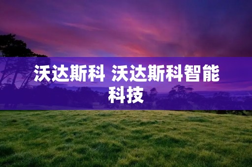 沃达斯科 沃达斯科智能科技