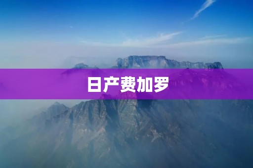 日产费加罗:一款颠覆传统的豪华SUV 日产费加罗:一款颠覆传统的豪华SUV