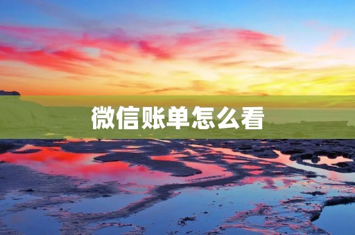 微信账单怎么看:详细教程与解析