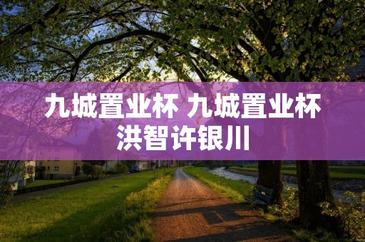九城置业杯 九城置业杯洪智许银川 九城置业杯 九城置业杯洪智许银川