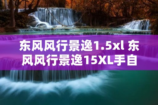 东风风行景逸1.5xl 东风风行景逸15XL手自一体变速