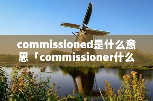 commissioned是什么意思「commissioner什么意思中文」