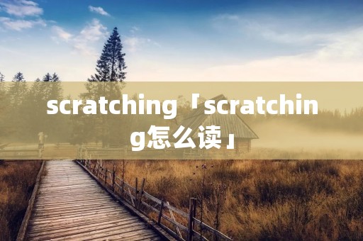 scratching「scratching怎么读」