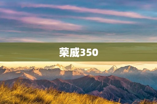 荣威350：高性能豪华轿车的代表