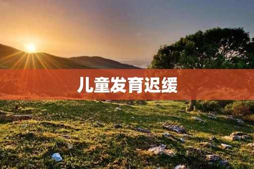 儿童发育迟缓:如何帮助他们实现全面发展