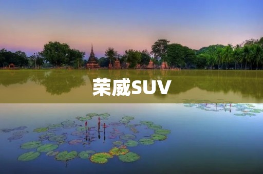 荣威SUV：领先科技，驭享非凡