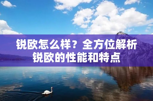 锐欧怎么样？全方位解析锐欧的性能和特点