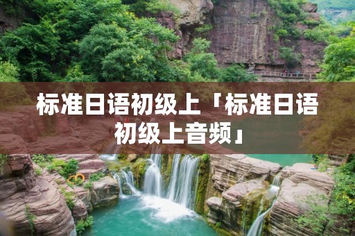 标准日语初级上「标准日语初级上音频」 标准日语初级上「标准日语初级上音频」