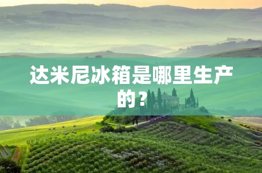 达米尼冰箱是哪里生产的? 达米尼冰箱是哪里生产的?